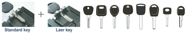 표준 열쇠 및 laer 열쇠