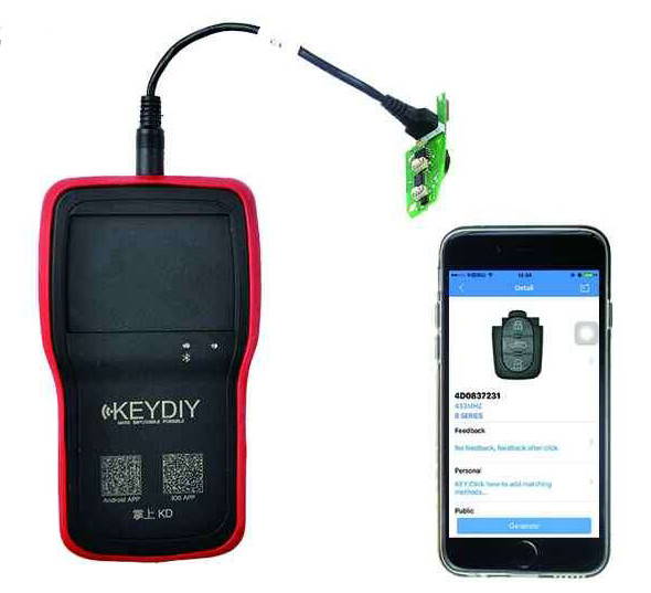 IOS 안드로이드 Bluetooth 리모트 제작자 1를 위한 KEYDIY KD900+