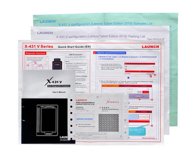 X431 V-8 인치 발사 X431 V-8 인치 버전 Bluetooth/와이파이 가득 차있는 체계 자동 OBD2 진단 기구 다 언어 온라인으로 위로