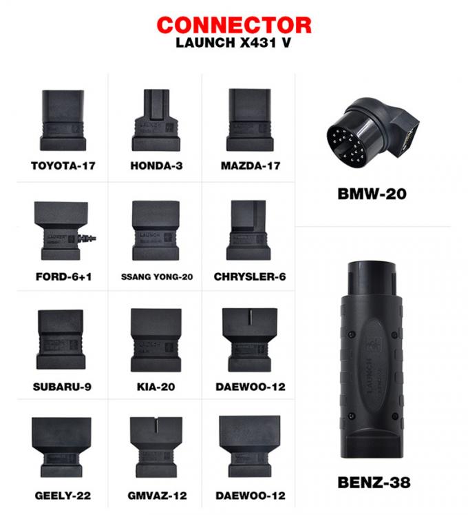 X431 V-8 인치 발사 X431 V-8 인치 버전 Bluetooth/와이파이 가득 차있는 체계 자동 OBD2 진단 기구 다 언어 온라인으로 위로