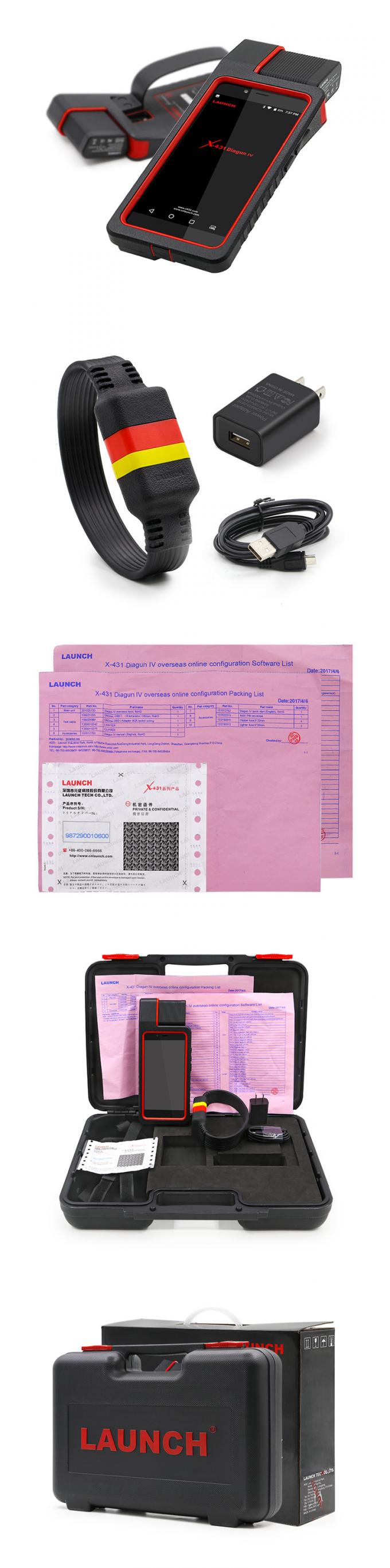 X431 Diagun IV 가득 차있는 체계 진단 기구를 2 년 자유로운 갱신 x-431 diagun iv Bluetooth/d 보다는 좋은 와이파이 스캐너 발사하십시오