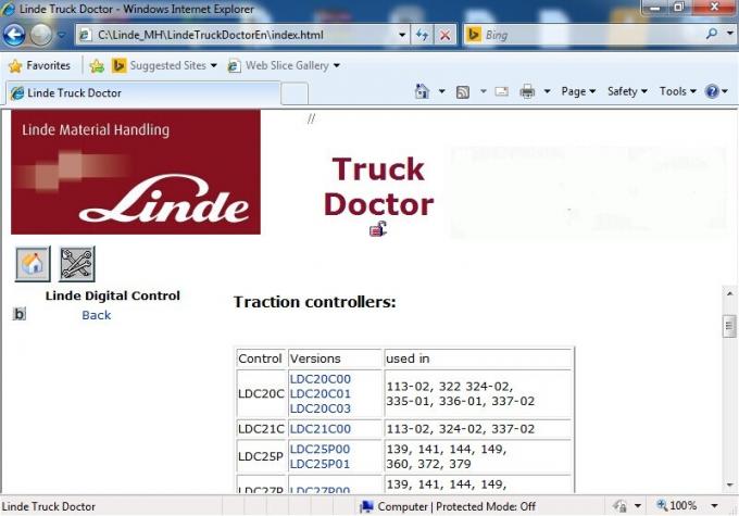Linde 유도반 소프트웨어 포크리프트 진단 기구 linde 진단 스캐너
