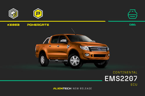 에 대한 최신 회사 뉴스 KESS3 업그레이드 3.29: Ford Ranger 픽업의 Continental EMS2207 ECU용 OBD 가상 판독 프로토콜