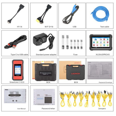 LAUNCH X431 PRO3S+ SmartLink HD for 12V&24V Diesel&Gasoline Support Bi-Directional Scan Tool, Topology Mapping diagnosis