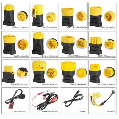 LAUNCH X431 PRO3S+ SmartLink HD for 12V&24V Diesel&Gasoline Support Bi-Directional Scan Tool, Topology Mapping diagnosis