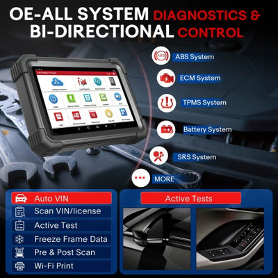 LAUNCH X431 PRO3S+ SmartLink HD for 12V&24V Diesel&Gasoline Support Bi-Directional Scan Tool, Topology Mapping diagnosis