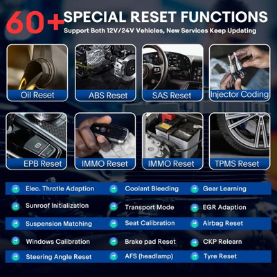 LAUNCH X431 PRO3S+ SmartLink HD for 12V&24V Diesel&Gasoline Support Bi-Directional Scan Tool, Topology Mapping diagnosis