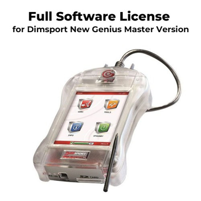 Dimsport New Genius Master + RaceEVO Standard Version (1000 Points for Free) + Full Software Activation All Vehicle Categories Highest Safety Standards