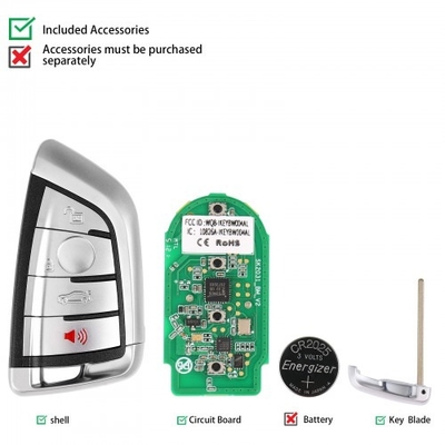 utel MaxiIM KM100 KM100E Universal Key Generator Plus 5pcs Autel Razor Style Universal Key Compatible with 700+ Car Makes