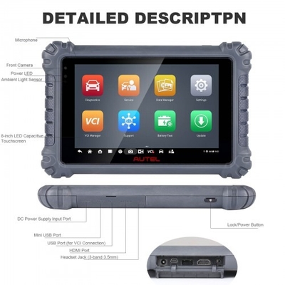 2025 Autel MaxiCOM MK908 PRO II Automotive Diagnostic Scanner Tablet Support Scan VIN and Pre&Post Scan