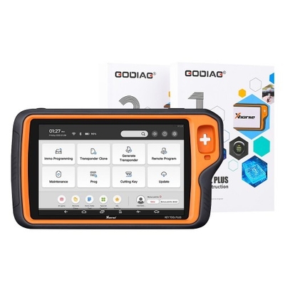 Xhorse VVDI Key Tool Plus Pad wtih GODIAG Practical Instruction 1&2 Two Books Get Free One Year Unlimited MB and ID48 96bit Tokens