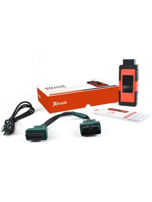 Xtruck X005 Plus Mobile App Diagnostic Tool Bluetooth ECU Flash Scanner Live Data, DPF Regen for Heavy Duty Trucks Shacman/FAWDE/Sinotruk/Dongfeng