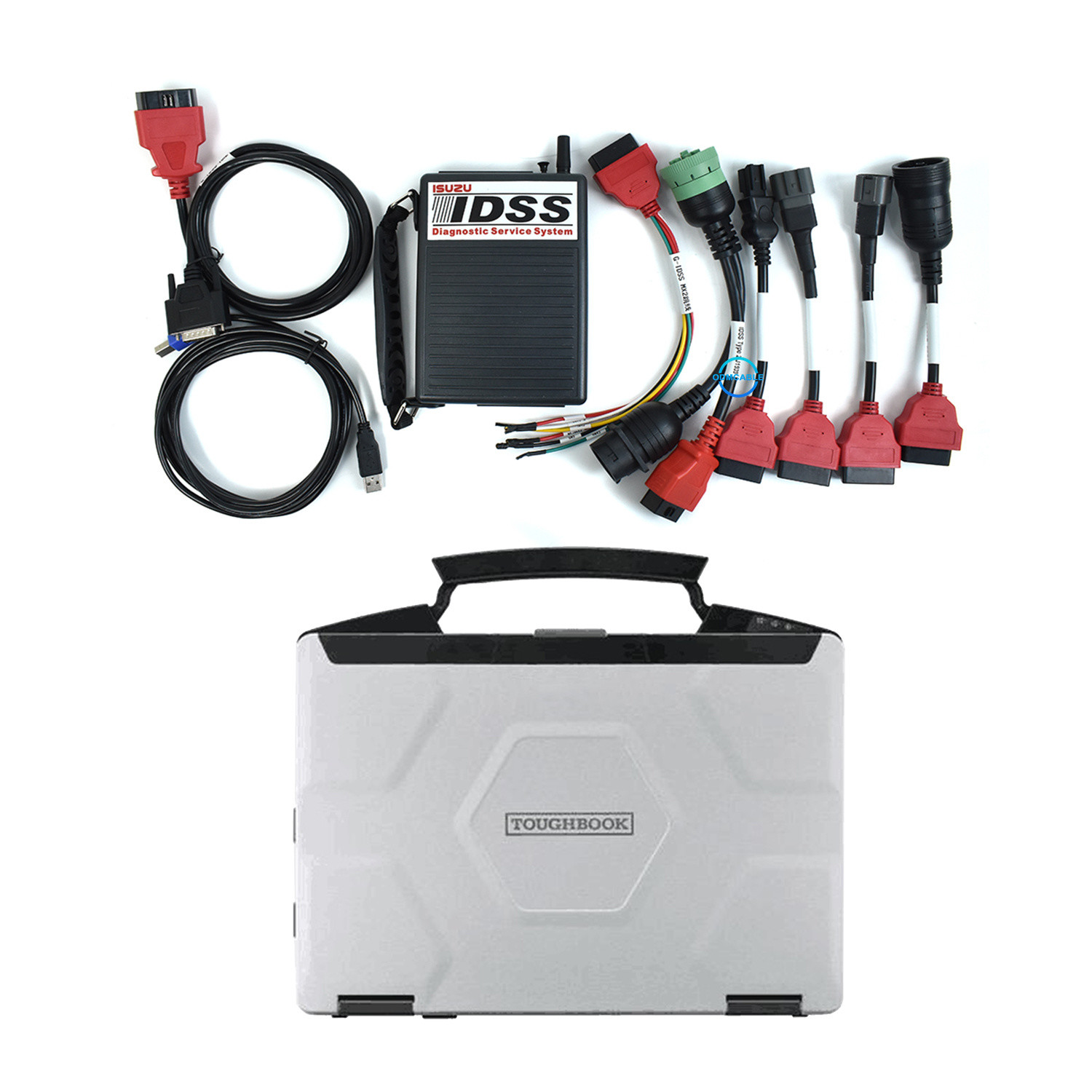 V2024 이수즈 IDSS 진단 키트와 CF54 노트북 G-IDSS E-IDSS 이수즈 차량 발굴기 트럭 진단 스캐너