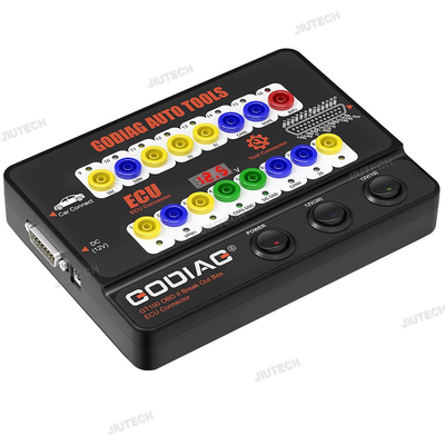 Godiag GT100+ GT100 Pro OBDII Breakout Box ECU Bench Connector Adds Electronic Current Display and CANBUS Protocol