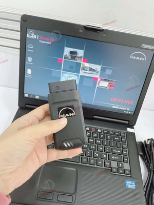 M-A-N T427 DIAGNOSTIC TOOL TRUCK DIAGNOSTIC INTERFACE 파라미터 프로그래밍 장치 WLAN 캘리브레이션 모니터링 CF53 노트북
