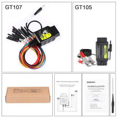 GODIAG GT105 ECU IMMO 키트 플러스 DQ250, DQ200, VL381, VL300, DQ500, DL501용 GT107 DSG 기어박스 데이터 읽기/쓰기 어댑터, PCMTuner, Kess V2, PCMFlash, KTMBench 등과 호환