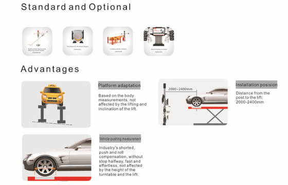 LAUNCH X831T Classic Fixed-height four-column 3D Car Positioning and Lifting Platform - 32-inch dual-screen upgraded Version
