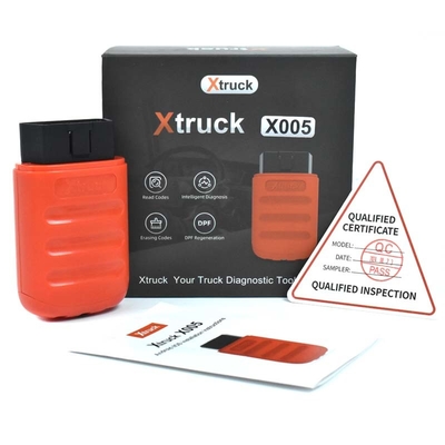 Xtruck X005 지능형 진단 ECU 읽기 및 번쩍이는 지원 SHAC-MAN SINOTRUK 동-펜 FAW WEICHAI
