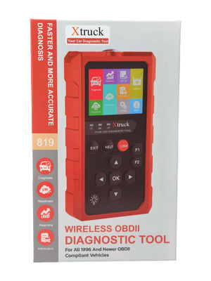 Xtruck 819 차량 진단 도구 자동차 OBDII 호환 스캐너 OBD2 전체 시스템 진단 지원