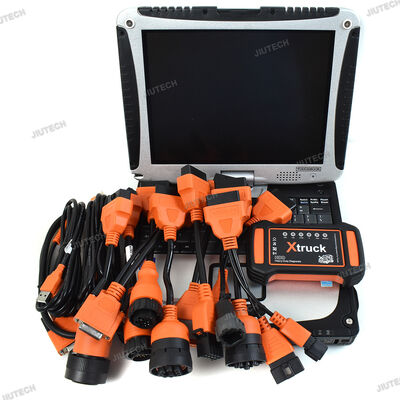 CF19 Laptop++Xtruck Y009 HDD Multi-brands Diagnostic Kit Accessories for Heavy Duty Truck Excavator UD/MACK Vehicles Diagnosis