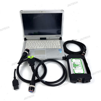 VOCOM1 Interface Heavy Truck Scanner with PTT V2.8.150 Software, Multi-Language Support, and CFC2 Laptop