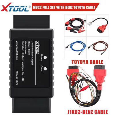 XTOOL M822 M821 어댑터 (벤츠 모든 키 분실용, 토요타 8A 키 프로그래밍용) - PAD3 X100MAX와 함께 사용해야 함