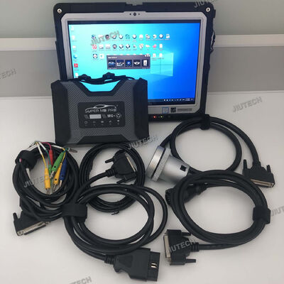 CF33 태블릿과 함께 슈퍼 Mb 프로 m6 + 새로운 Bmw m6 플러스 Doip Vci 와이파이를 위해 스타 c4 c6의 업데이트 벤츠 딜러 진단 자동차 트럭 버스 밴 스캐너