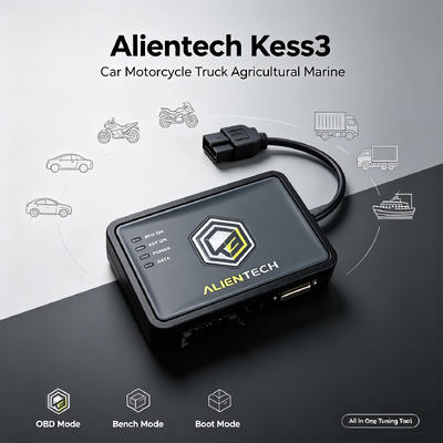 Alientech KESS V3 멀티 프로토콜 ECU 프로그래머, 10배 더 빠른 파일 전송 및 스레이브에서 마스터 업그레이드
