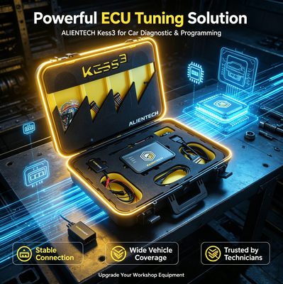 KESS3 마스터 3 모드 ECU 재 지도 도구 10 배 더 빠른 처리 및 멀티 차량 지원