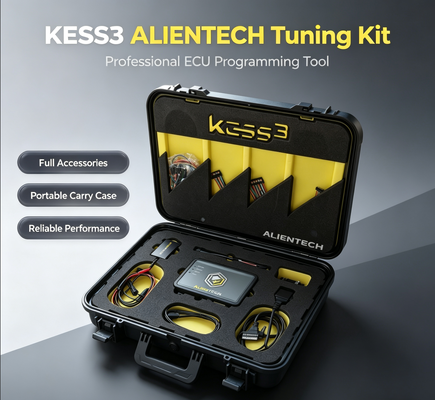 멀티 프로토콜 지원 및 OBD 벤치 부트 튜닝을 위한 10배 더 빠른 처리와 함께 Alientech KESS V3 ECU 튜닝 도구