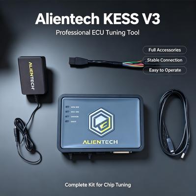 Alientech KESS V3 ECU 프로그래머, 10배 빠른 데이터 전송, 9개 언어 인터페이스, 유리섬유 복합 장치
