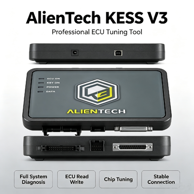 Alientech KESS3 마스터 버전 ECU TCU 칩 튜닝 프로그래머 (OBD, 벤치, 부트 프로그래밍 지원 및 10배 빠른 처리 속도)