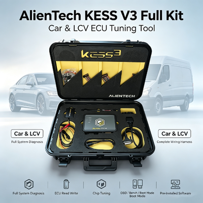 Alientech KESS3 ECU 프로그래밍 도구 (다국어 인터페이스, OBD 벤치 부트 튜닝 및 12개월 무료 구독 포함)
