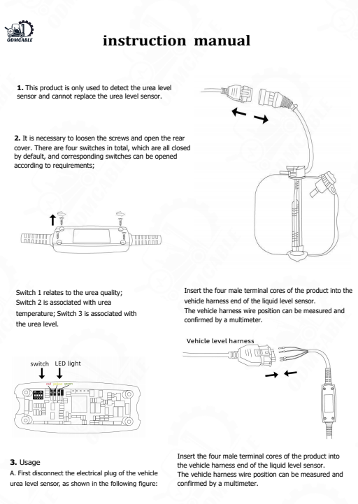 Xtruck 24V 디젤 유로 6 트럭 유레아 센서 수리 도구 4