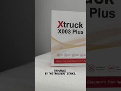 Xtruck X003 플러스 트럭 진단 도구 Cummins/Volvo/Scania를 위한 오류 코드 및 데이터 스트림을 읽는다